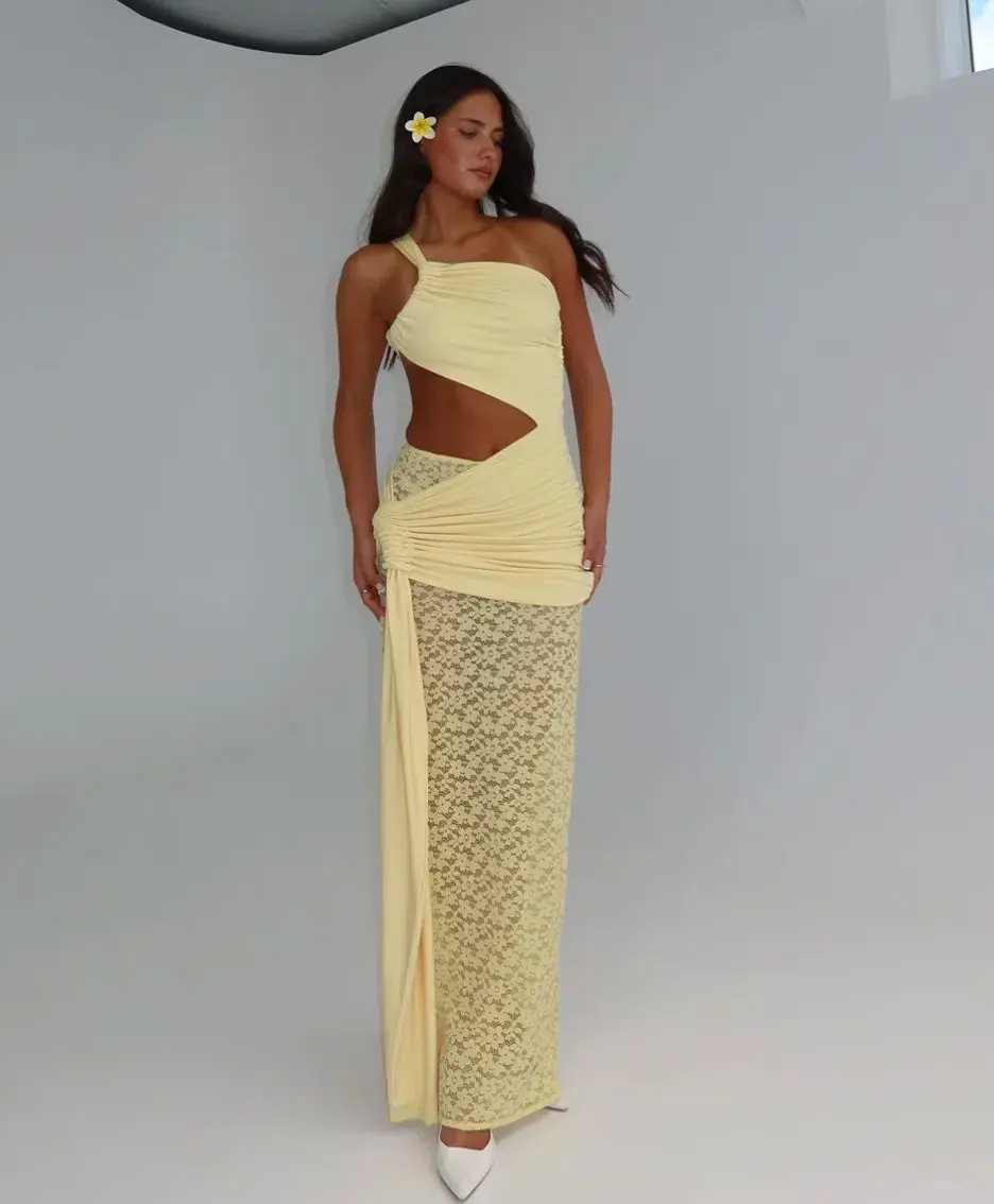 Deconduarte Paradiso Lace Baby Yellow Size 8 - Image 1