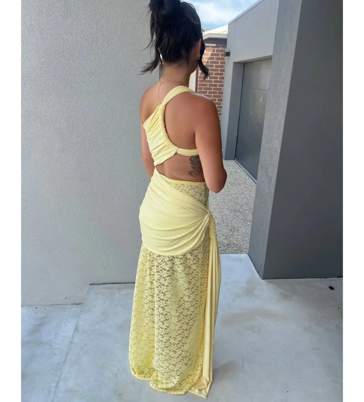 Deconduarte Paradiso Lace Baby Yellow Size M / AU 10 - Image 2