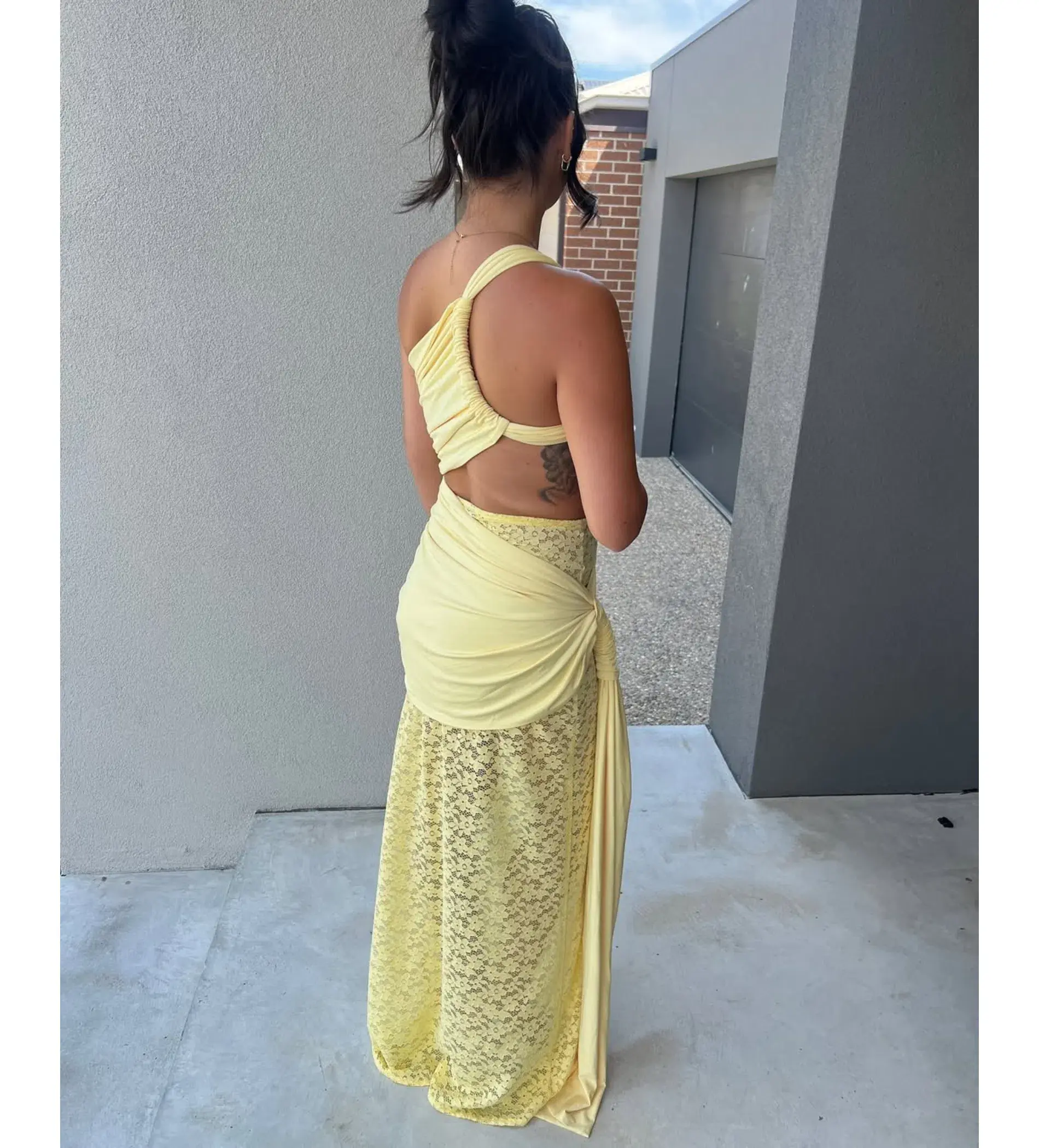 Deconduarte Paradiso Lace Baby Yellow Size M / AU 10 - Image 2