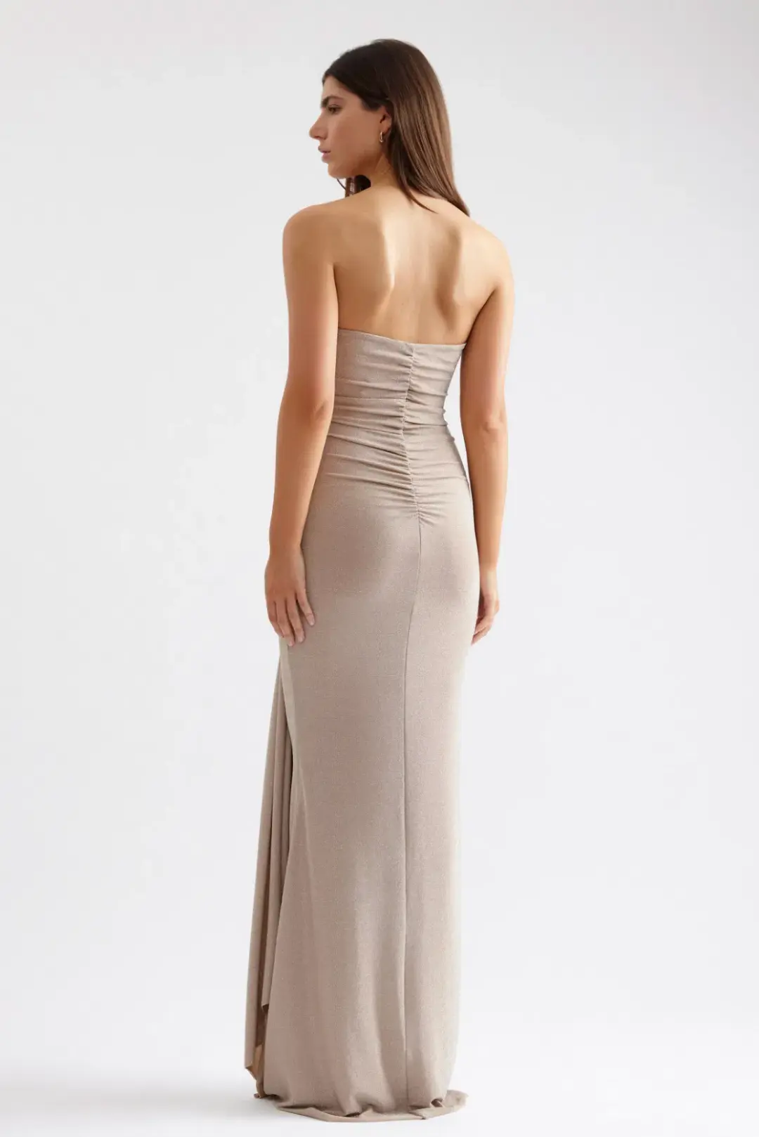 Lexi Clothing Tiffany Dress Champagne Size S - AU 8 for rent on The Volte - main image