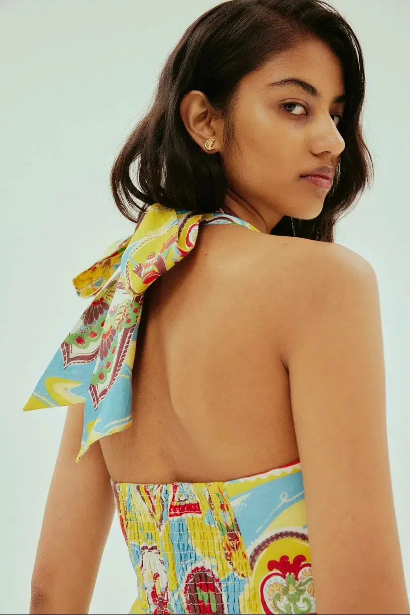 Alemais Emilio Midi Dress Print Size 10 - Image 3