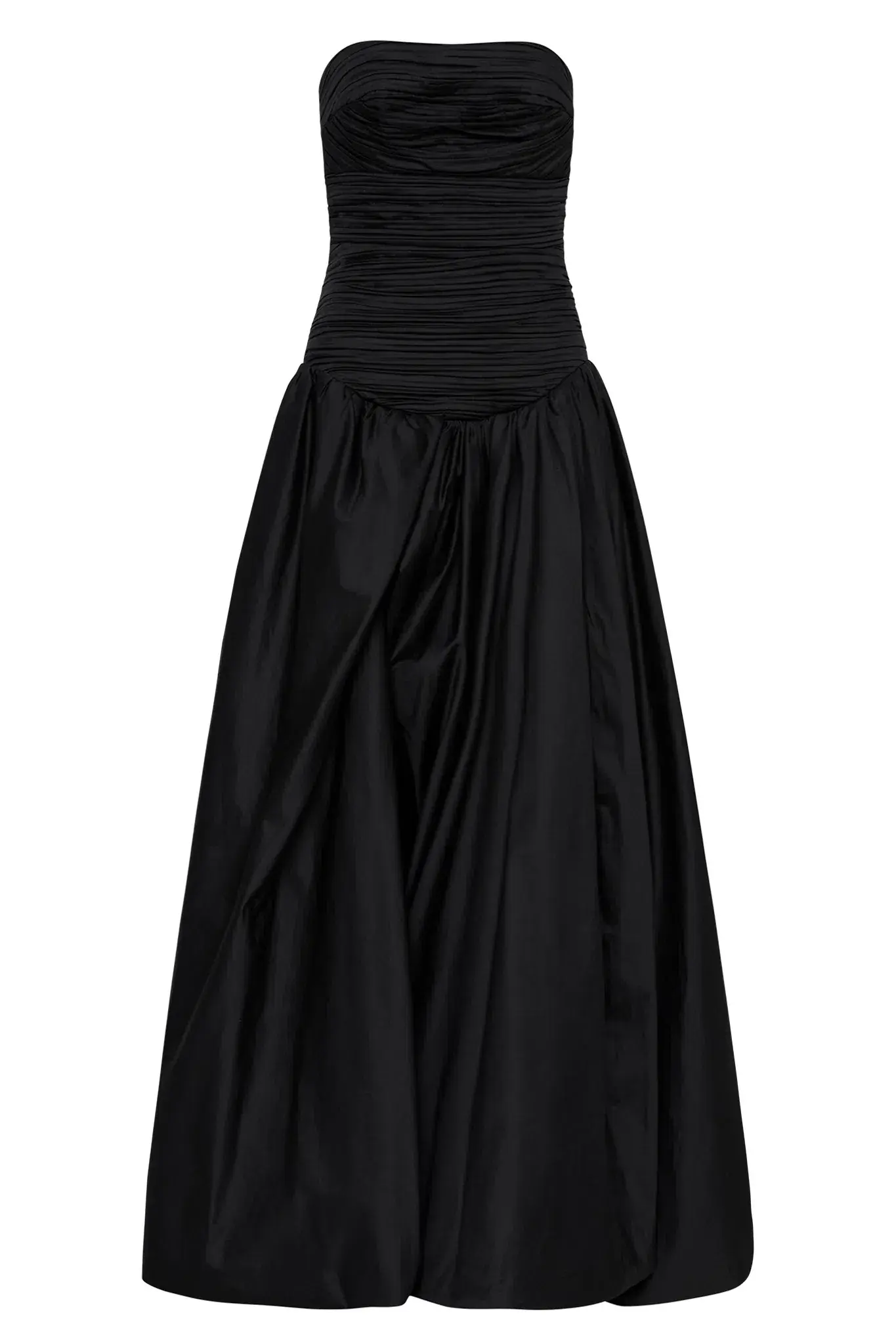 AJE Violette Bubble Hem Maxi Dress in Black Size 8 - Image 4