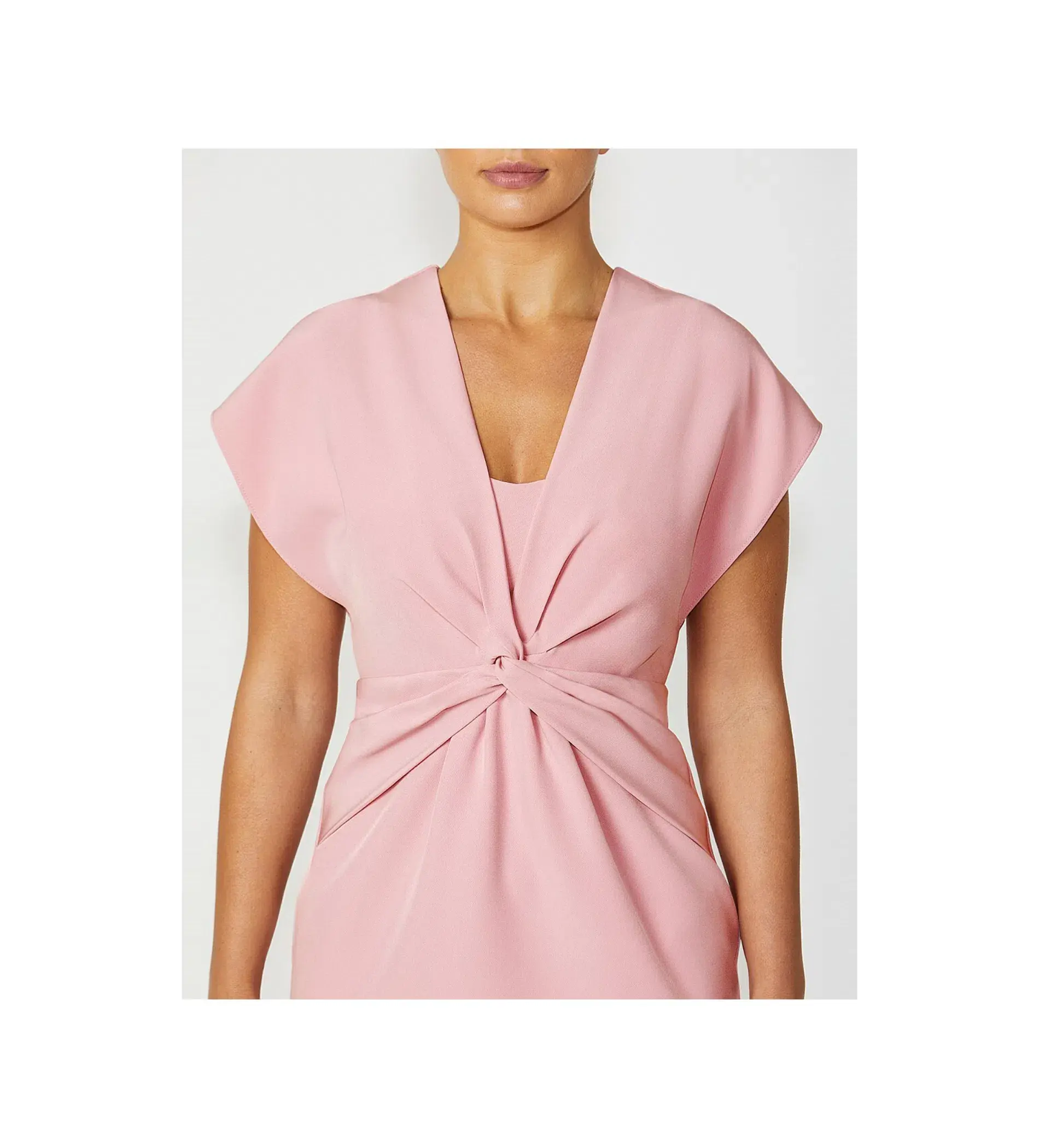 Anthea Crawford Kyla Midi Dress Pink Size AU 16 - Image 3