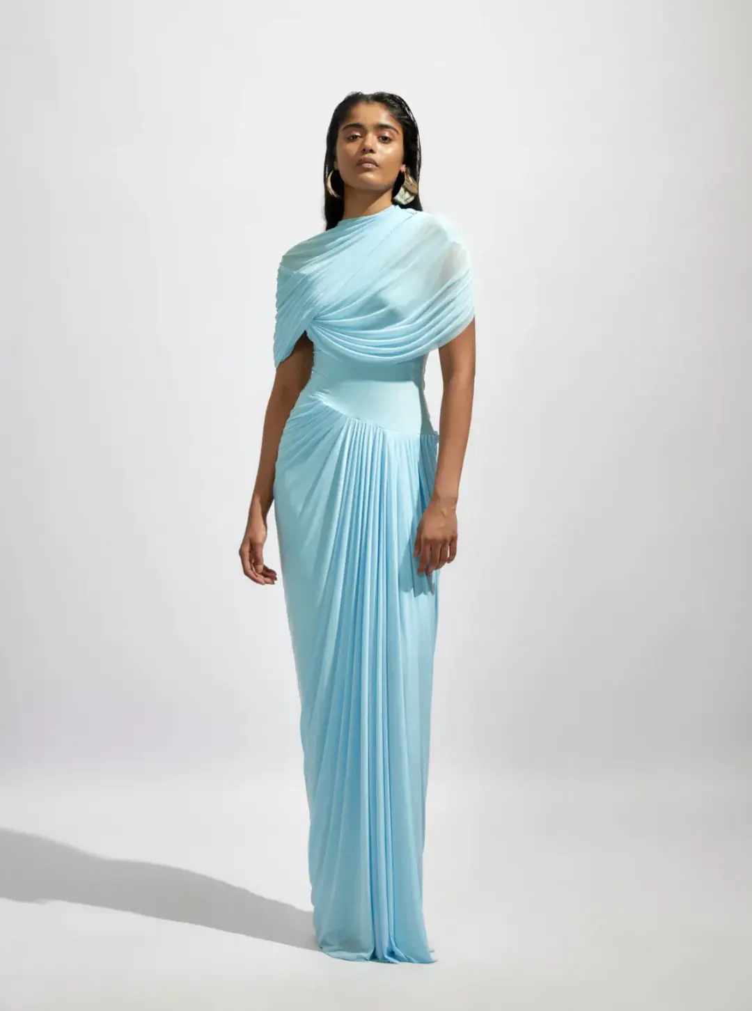 Deme by Gabriella Jasmine Gown Blue Size 8 for rent on The Volte - main image