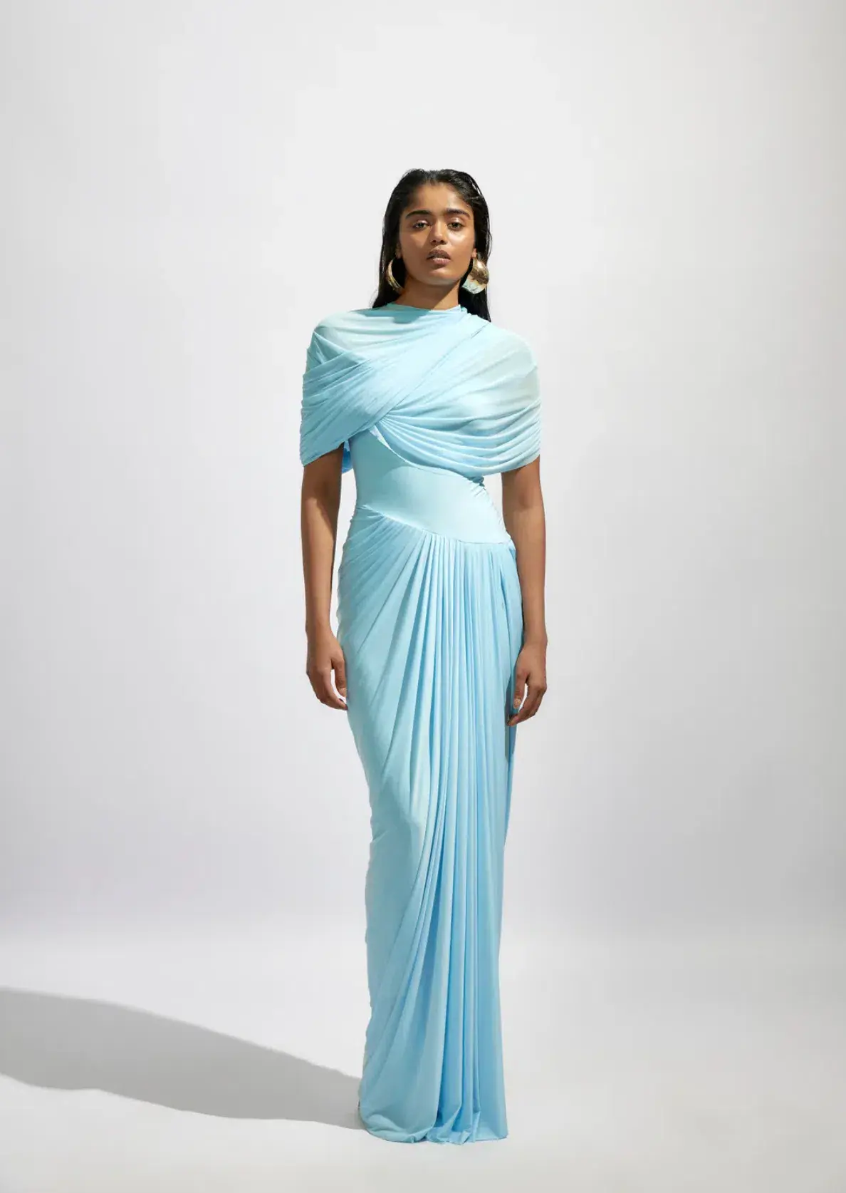 Deme by Gabriella Jasmine Gown Blue Size 8 - Image 2