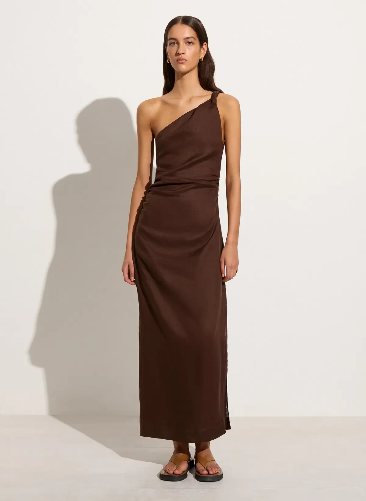Faithfull Jomana Midi Brown Size 8 - Image 1