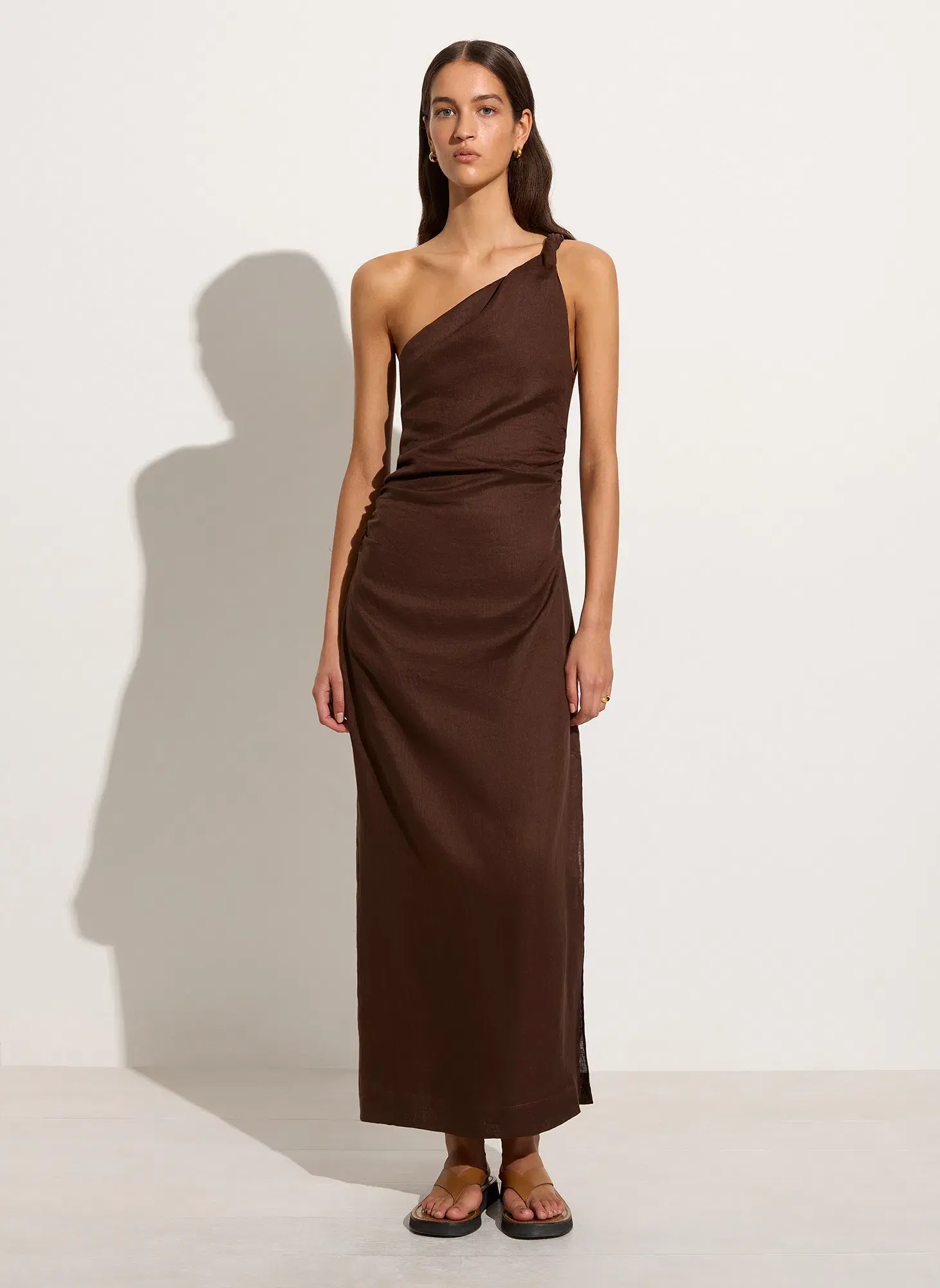 Faithfull Jomana Midi Brown Size 8 - Image 1
