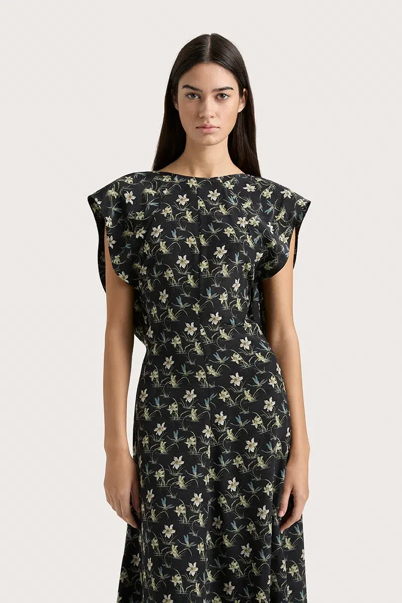 Faithfull Paloma Maxi Black Floral AU Size 8 - Image 5