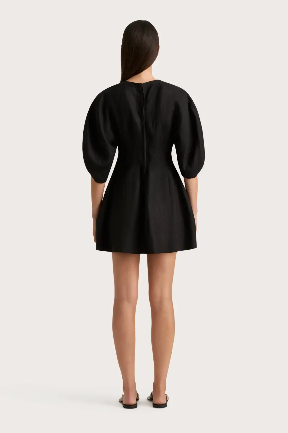 Faithfulll Soleil Mini Dress Black Size 8 - Image 3