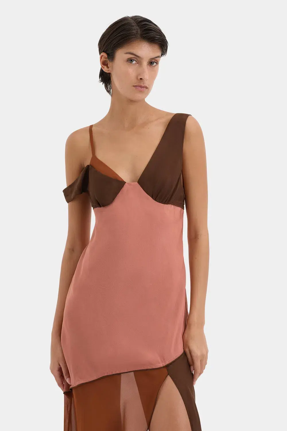 Sir The Label Halcyon Midi Dress Pink Size 8 - Image 3