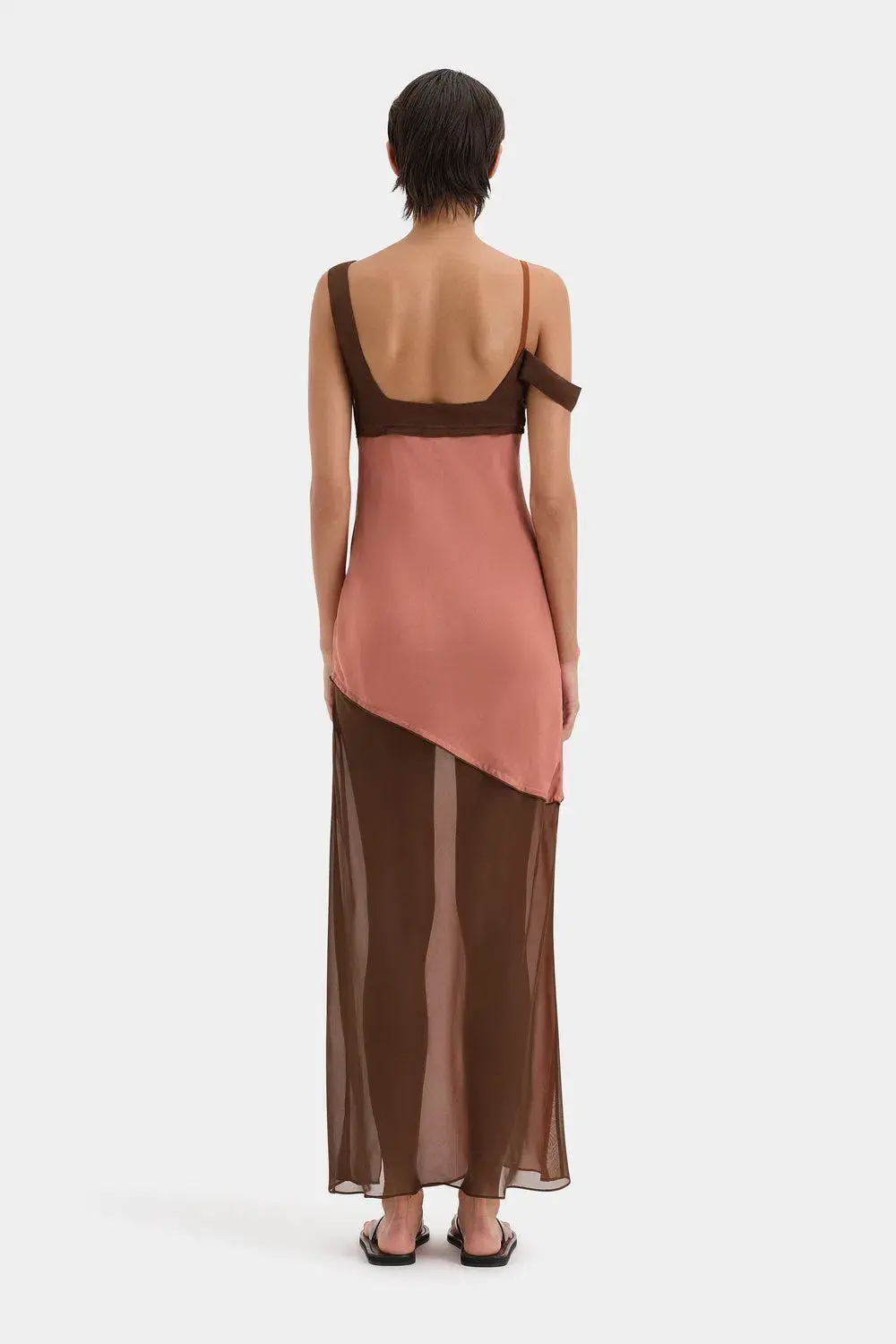 Sir The Label Halcyon Midi Dress Pink Size 8 - Image 5
