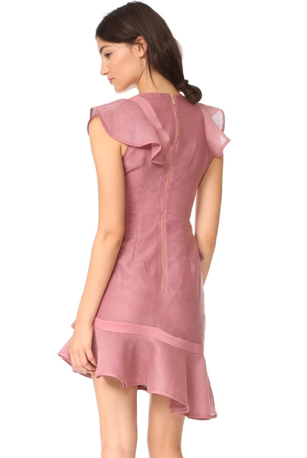 Keepsake Flashing Lights Mini Dress Pink Size 12 - Image 4