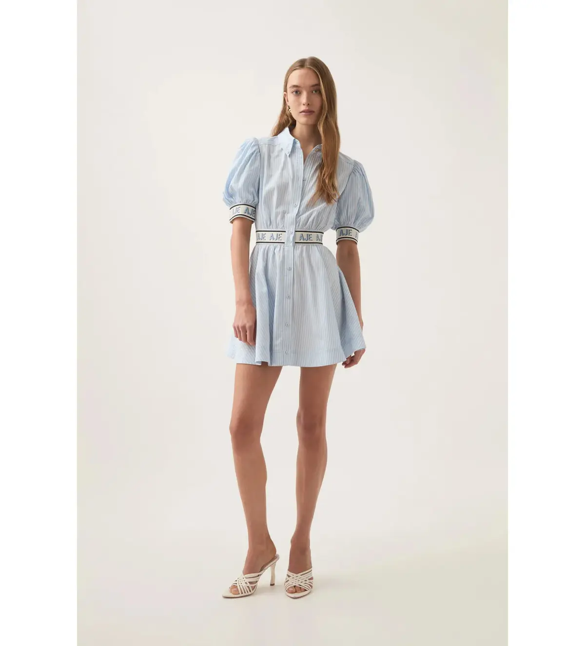 Aje Harling Logo Mini Dress AU 8 - Image 1