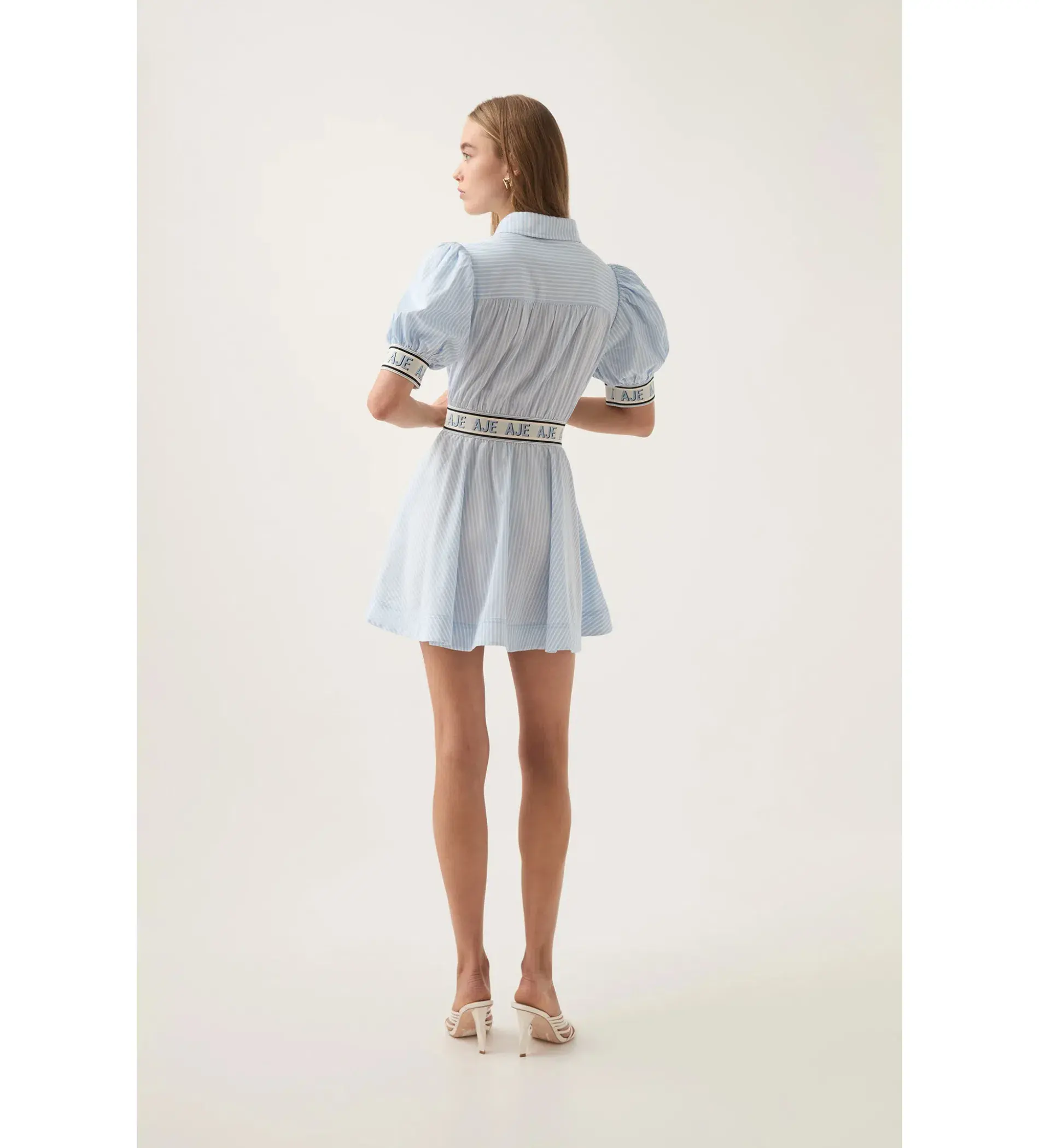 Aje Harling Logo Mini Dress AU 8 - Image 3