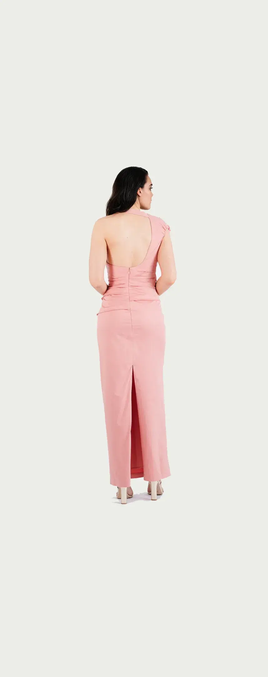 Sir the Label Giacomo Gathered Gown Pink Size AU 10 - Image 3