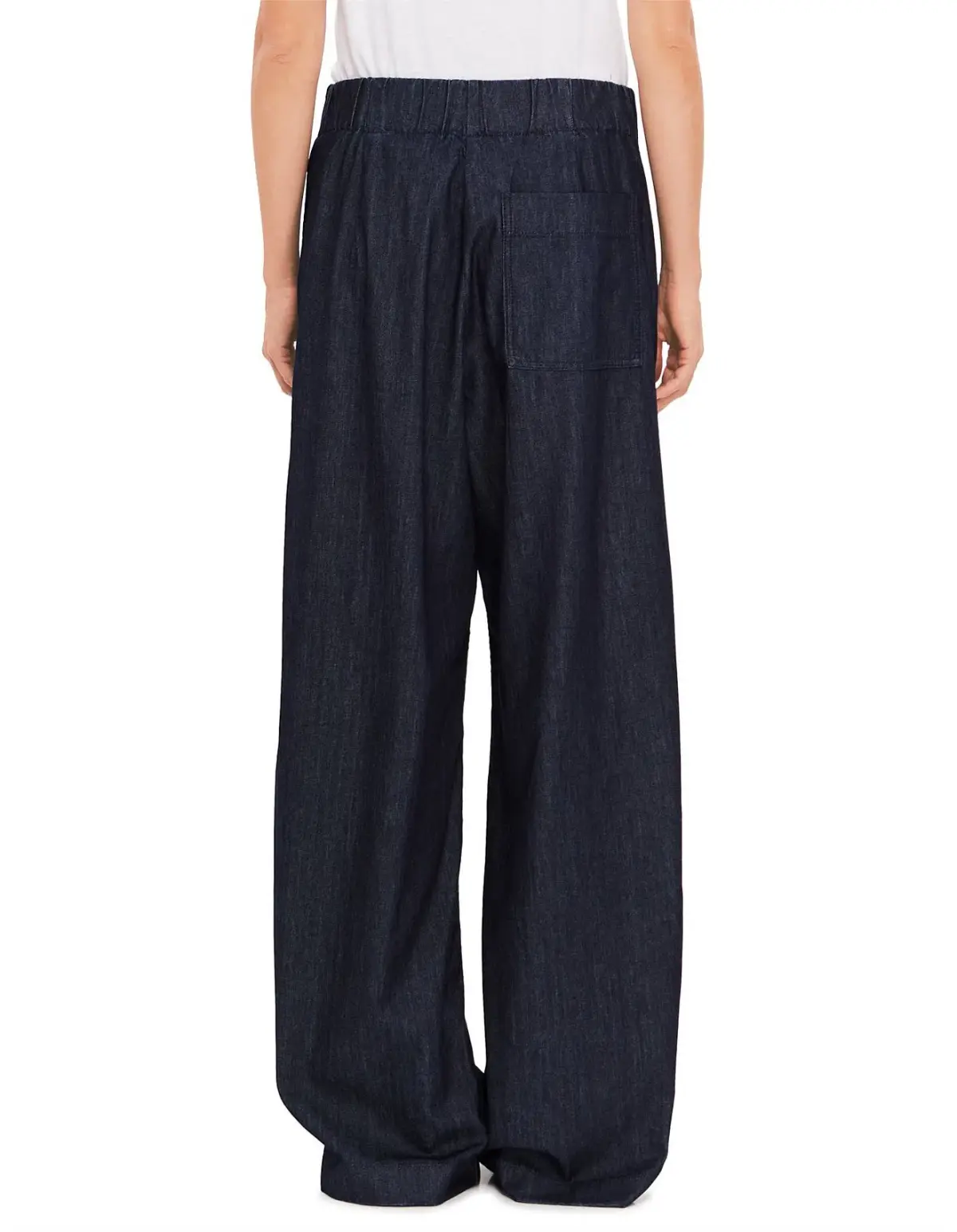 Dries Van Noten Pila Wide Leg Denim Pants Indigo Size L/ AU 12 - Image 3