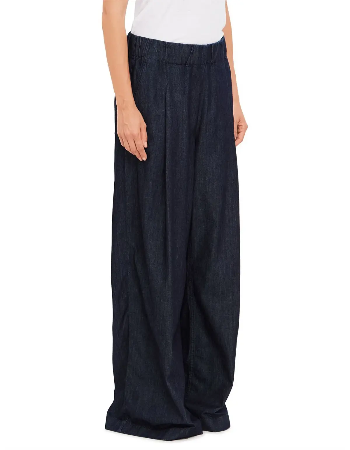 Dries Van Noten Pila Wide Leg Denim Pants Indigo Size L/ AU 12 - Image 4
