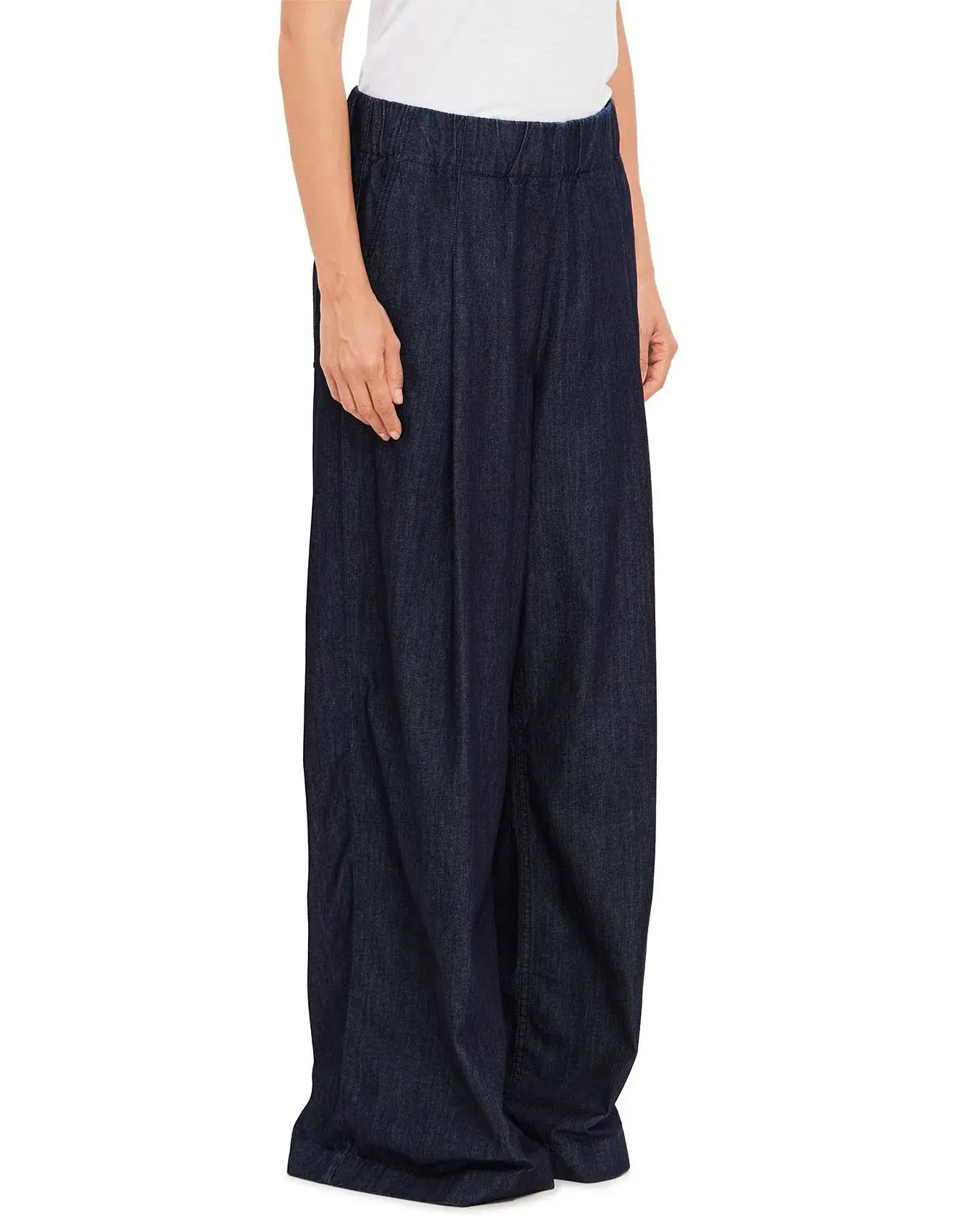 Dries Van Noten Pila Wide Leg Denim Pants Indigo Size L/ AU 12 - Image 4