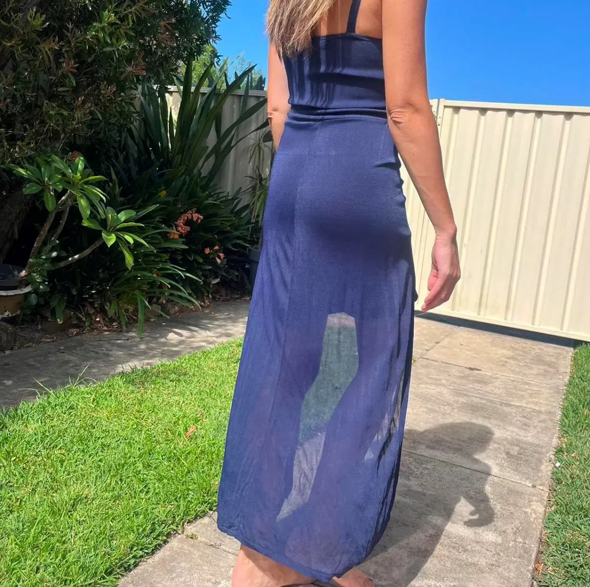 Dion Lee Midi Blue Size 6/XS - Image 2