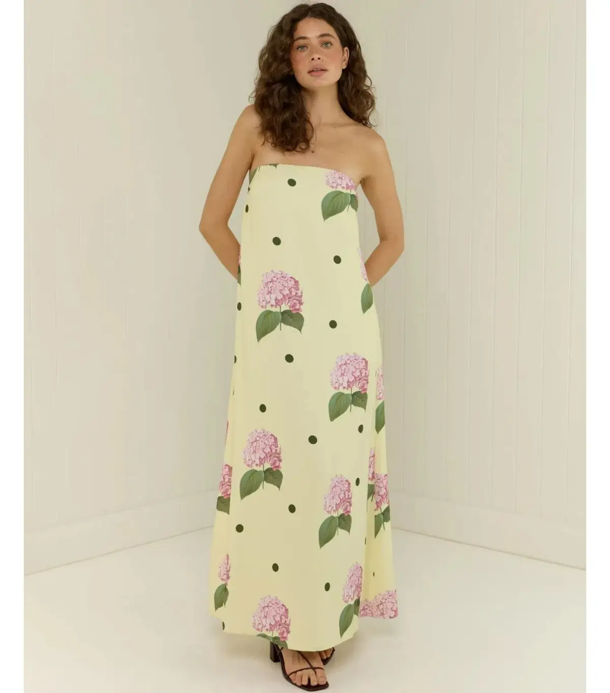 Palm Noosa Alessia Portofino Maxi Dress Polka Dot Print Size 12  - Image 1