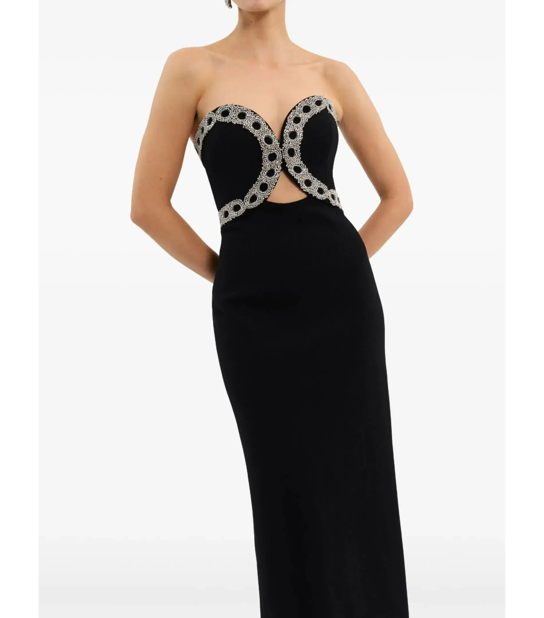 Rebecca Vallance Celinda Gown Black Size 12 - Image 4