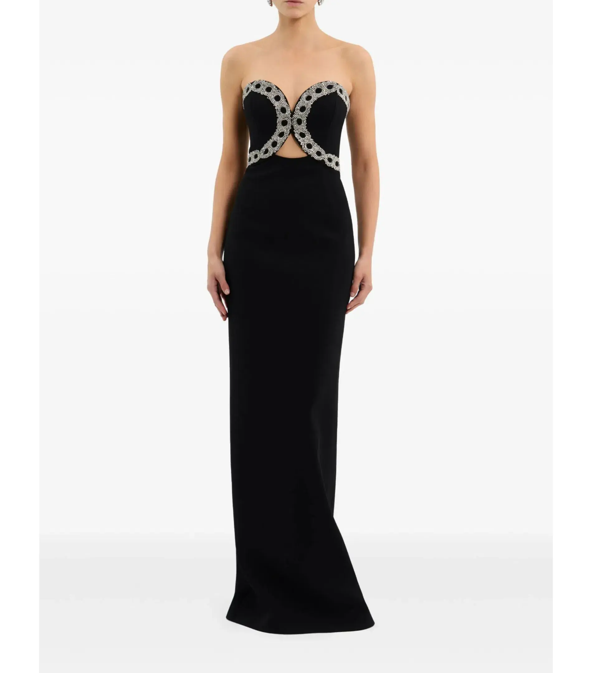 Rebecca Vallance Celinda Gown Black Size 12 - Image 1