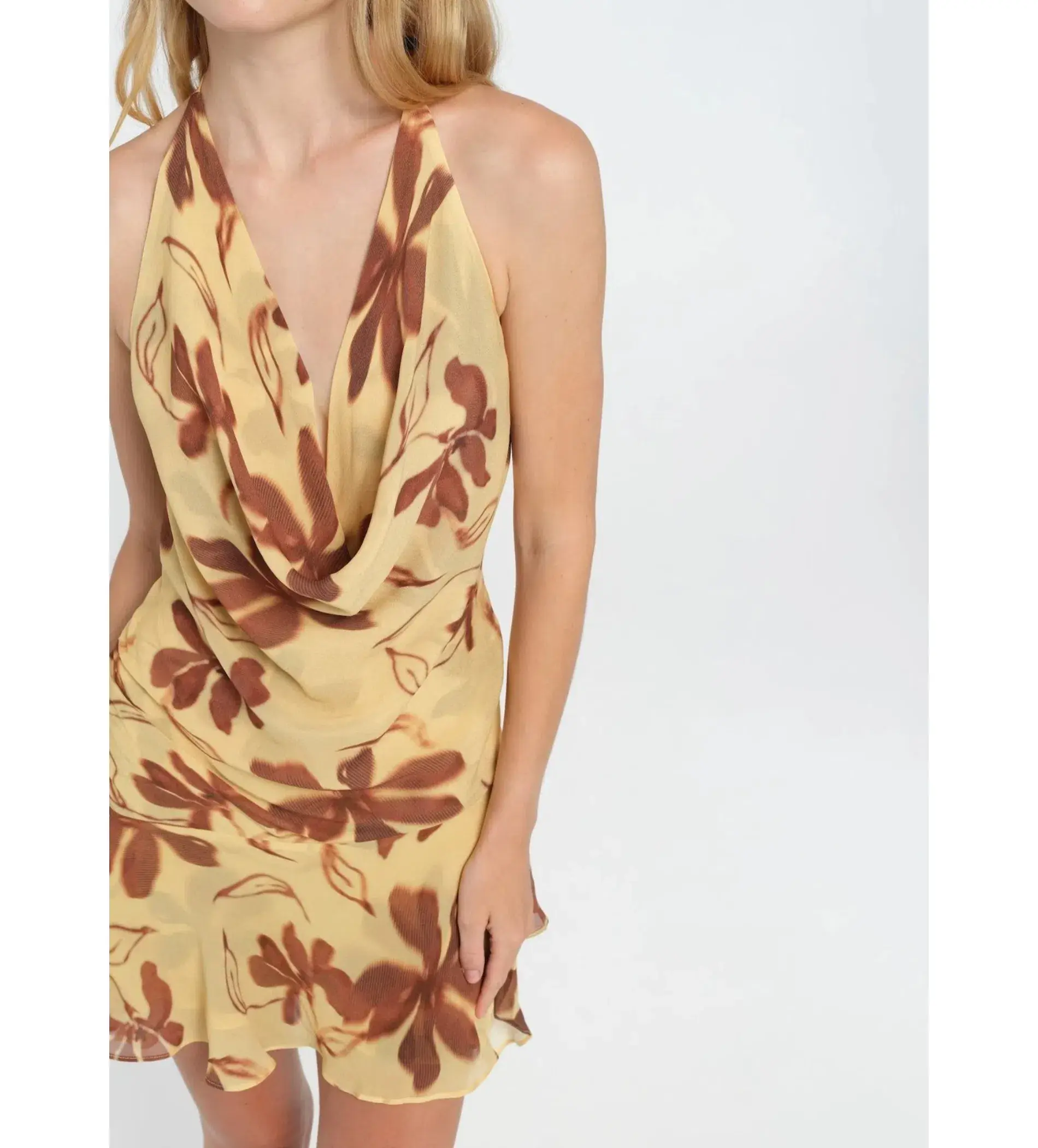 Benni Harlow Halter Dress- Floral- Size 10 - Image 5