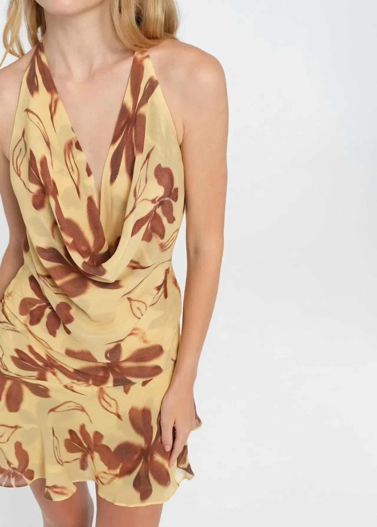 Benni Harlow Halter Dress- Floral- Size 12 - Image 2