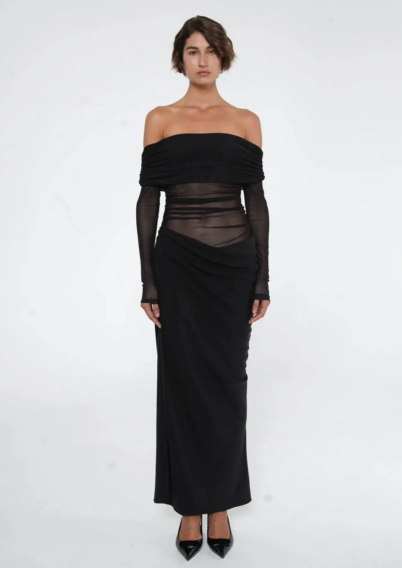Benni Yasmin Maxi Dress- Black- Size 6 - Image 2