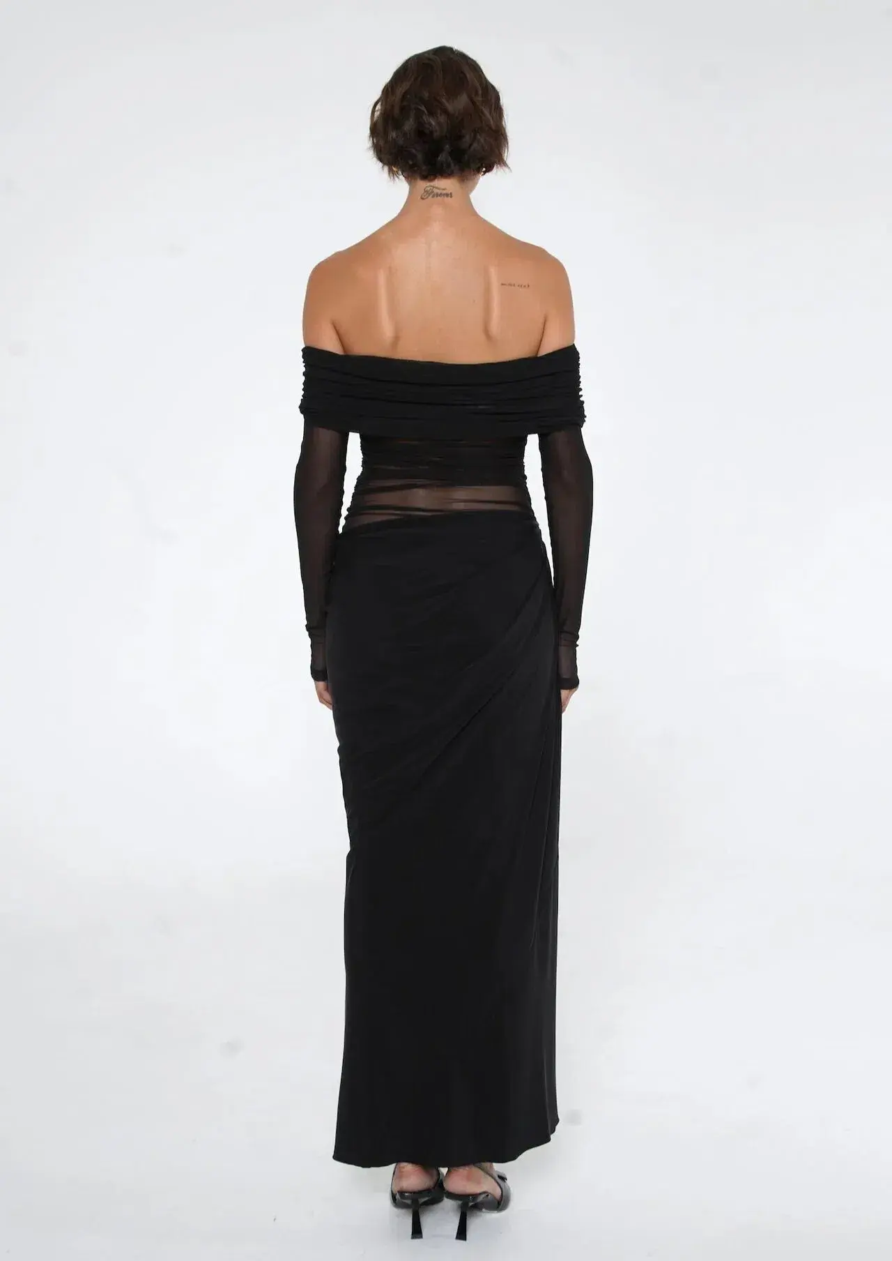Benni Yasmin Maxi Dress- Black- Size 6 - Image 4