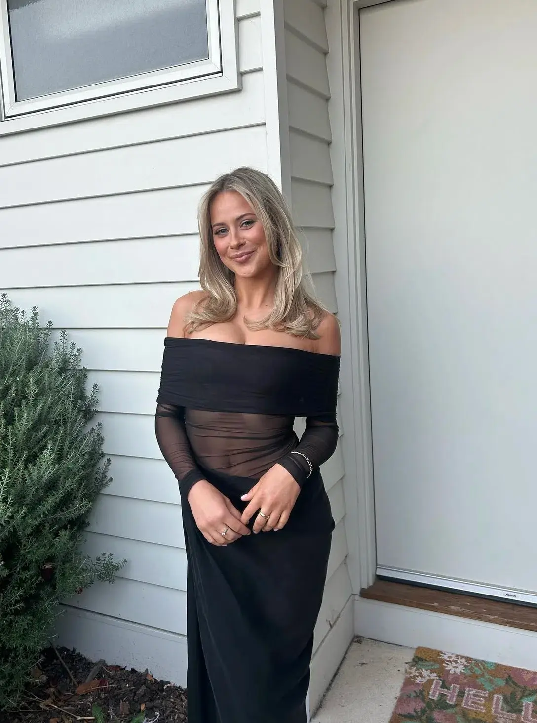 Benni Yasmin Maxi Dress- Black- Size 12 - Image 3