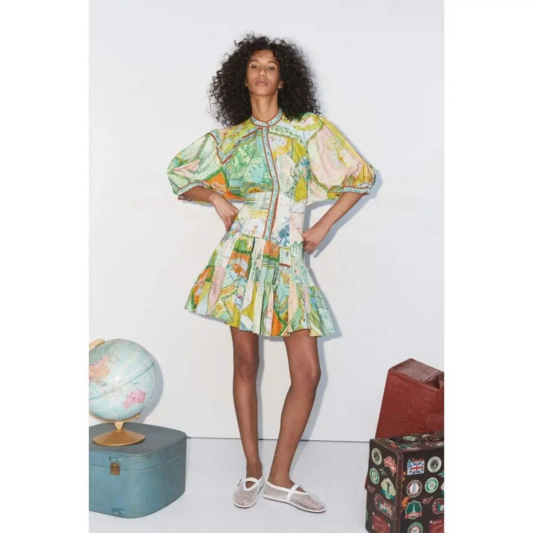 Alemais Atlas Mini Dress Multi Size AU 12 for rent on The Volte - main image