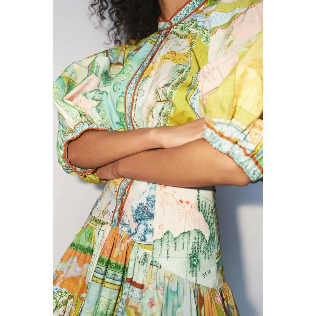 Alemais Atlas Mini Dress Multi Size AU 12 for rent on The Volte - main image