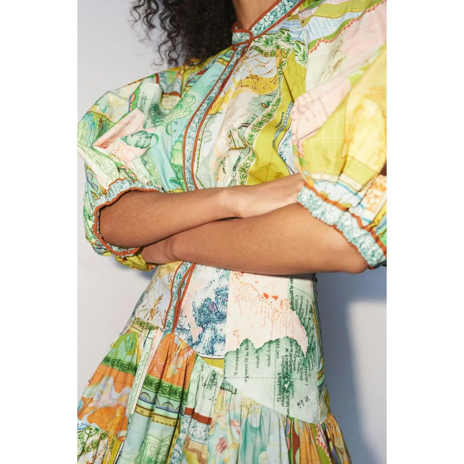 Alemais Atlas Mini Dress Multi Size AU 12 - Image 2