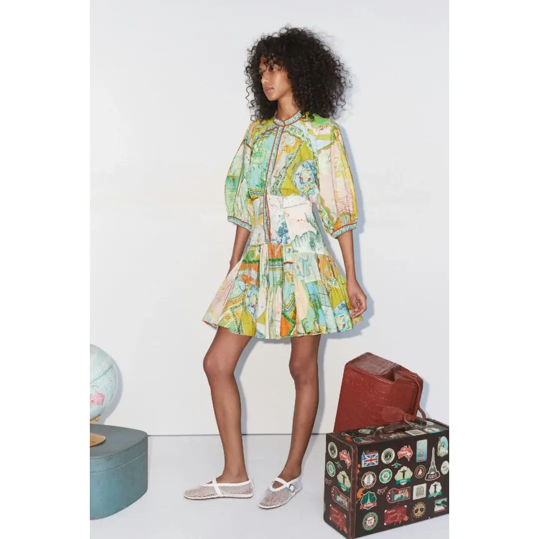 Alemais Atlas Mini Dress Multi Size AU 12 for rent on The Volte - main image