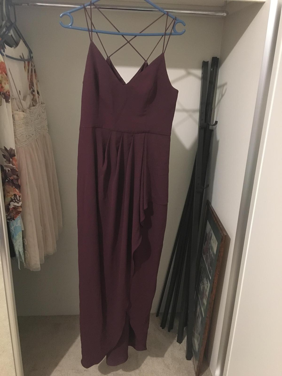 Maroon Midi dress Size 10 - Image 2