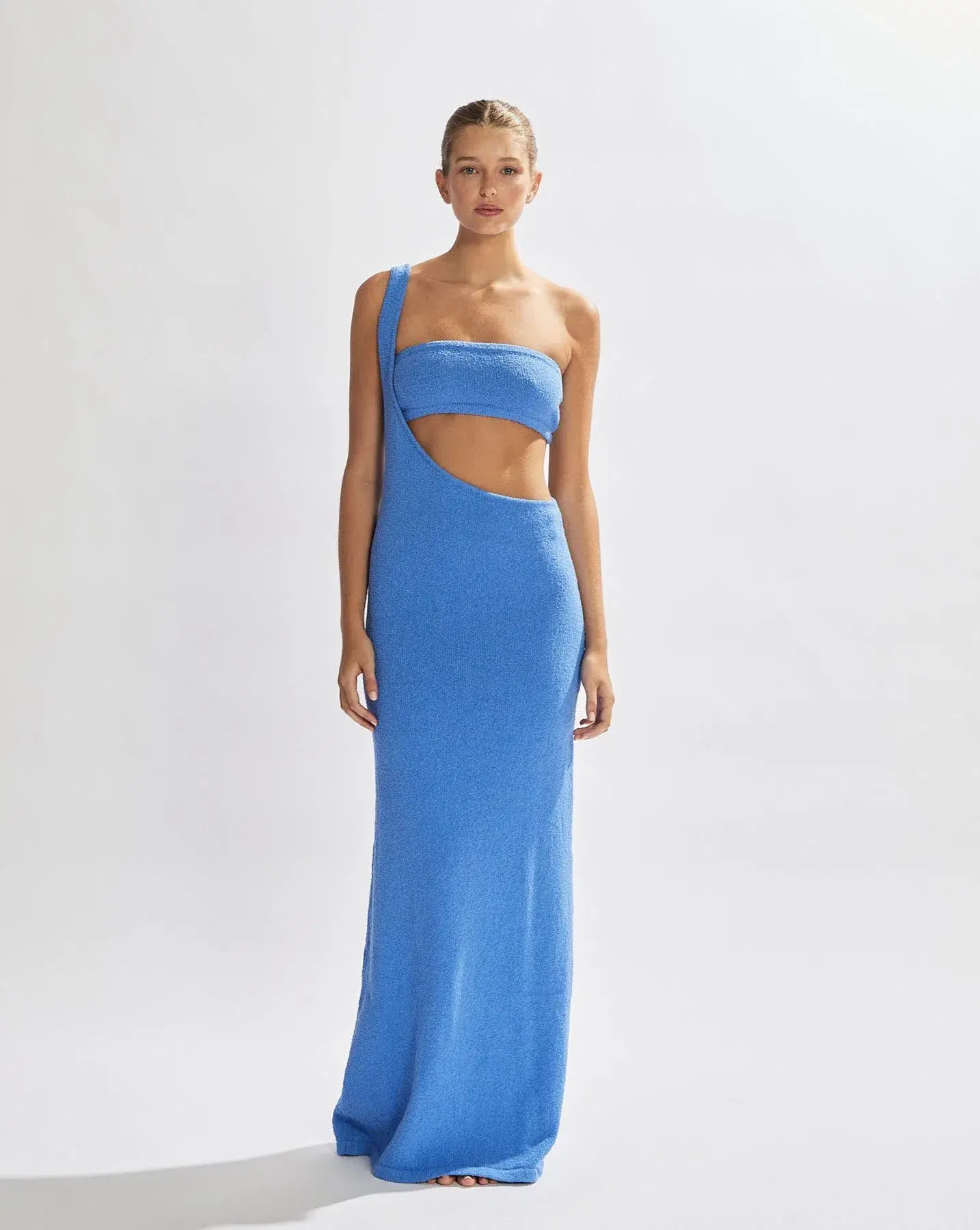 One Mile Solei Knit Maxi- Blue- Size S / AU 10 - Image 2