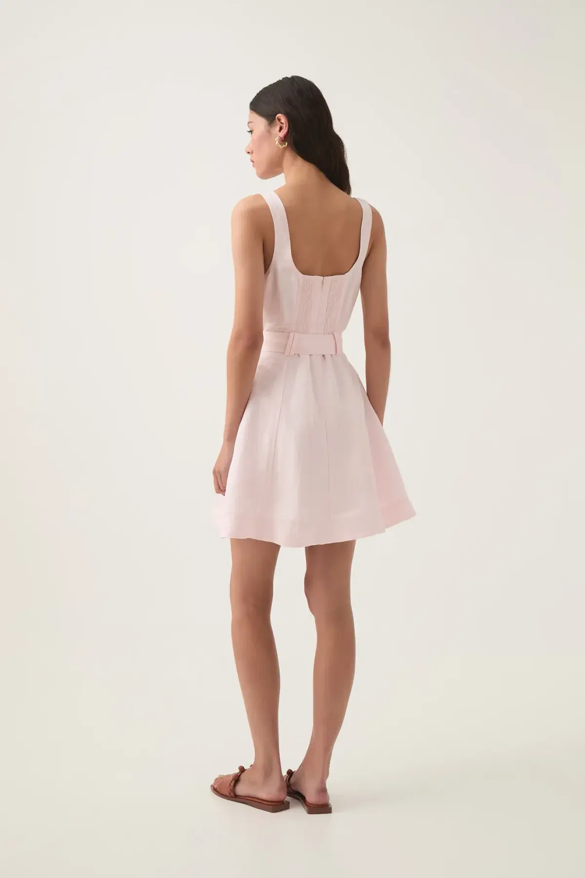 Aje Clay Belted Mini Dress Size 10 - Image 4