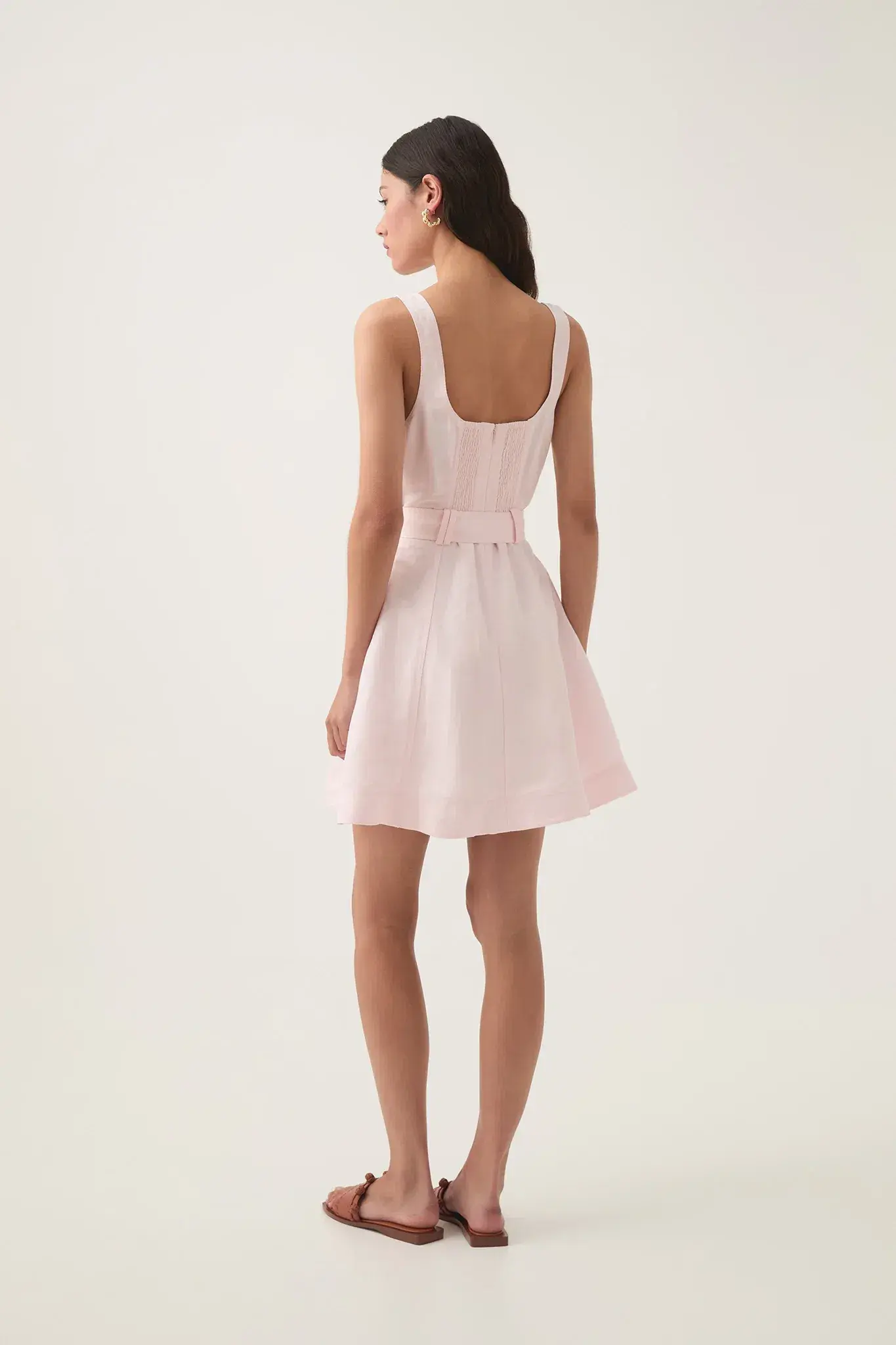 Aje Clay Belted Mini Dress Size 10 - Image 4