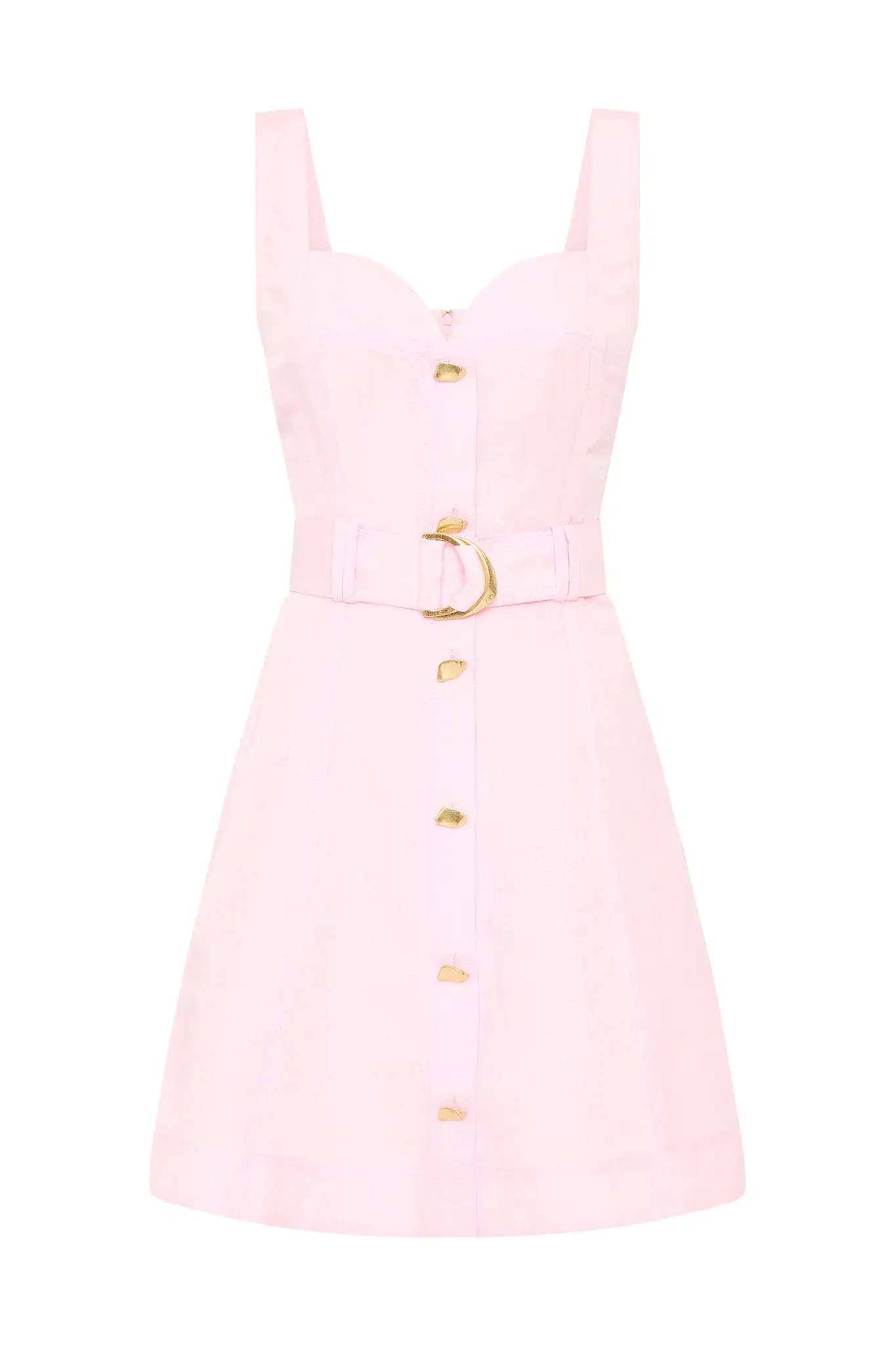 Aje Clay Belted Mini Dress Size 10 - Image 2