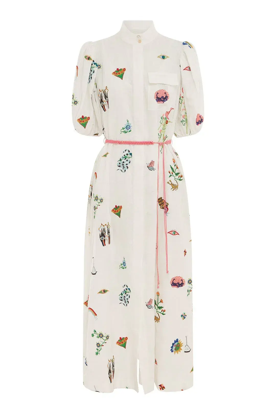 Alemais Atticus Shirt Dress in Print Size 10 for rent on The Volte - main image