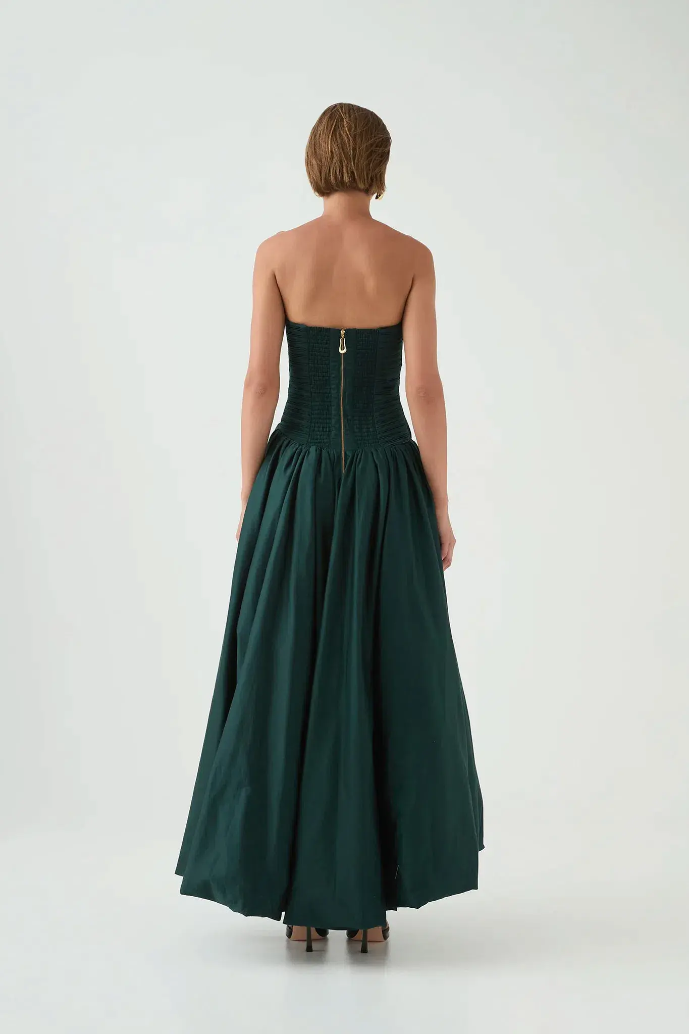 Aje Spatial Maxi Dress Bonsai Green Size AU 10 - Image 2