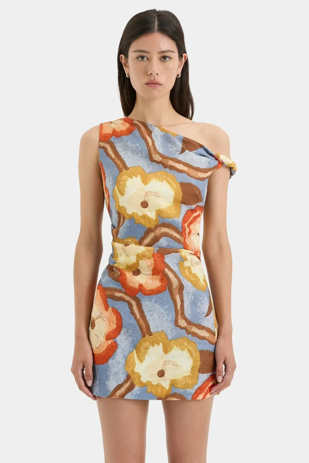 Sir The Label Avery Twist Mini Dress Size AU 12 for rent on The Volte - main image