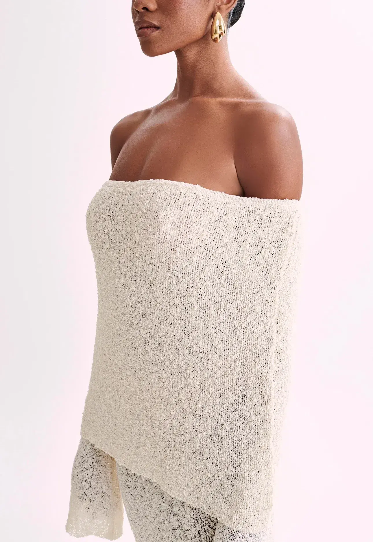 Meshki Marisol Off Shoulder Maxi Cream Size AU 8 - Image 2