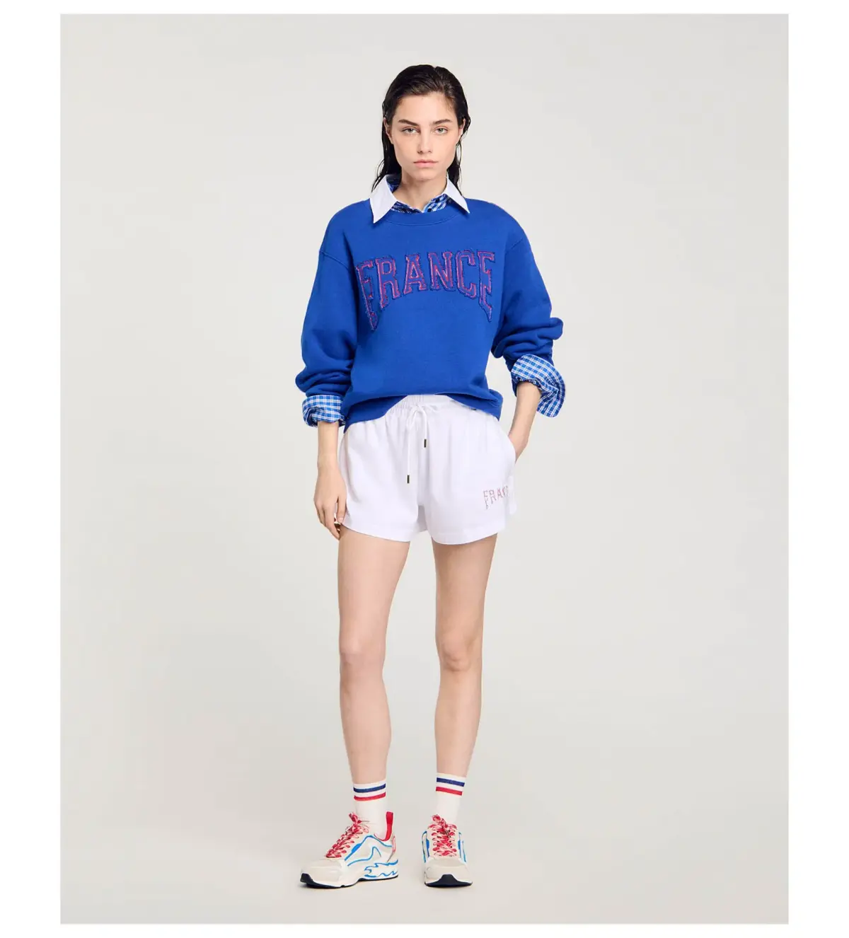 Sando Triomphe Sweatshirt in Blue Size M/ AU 10 - Image 1