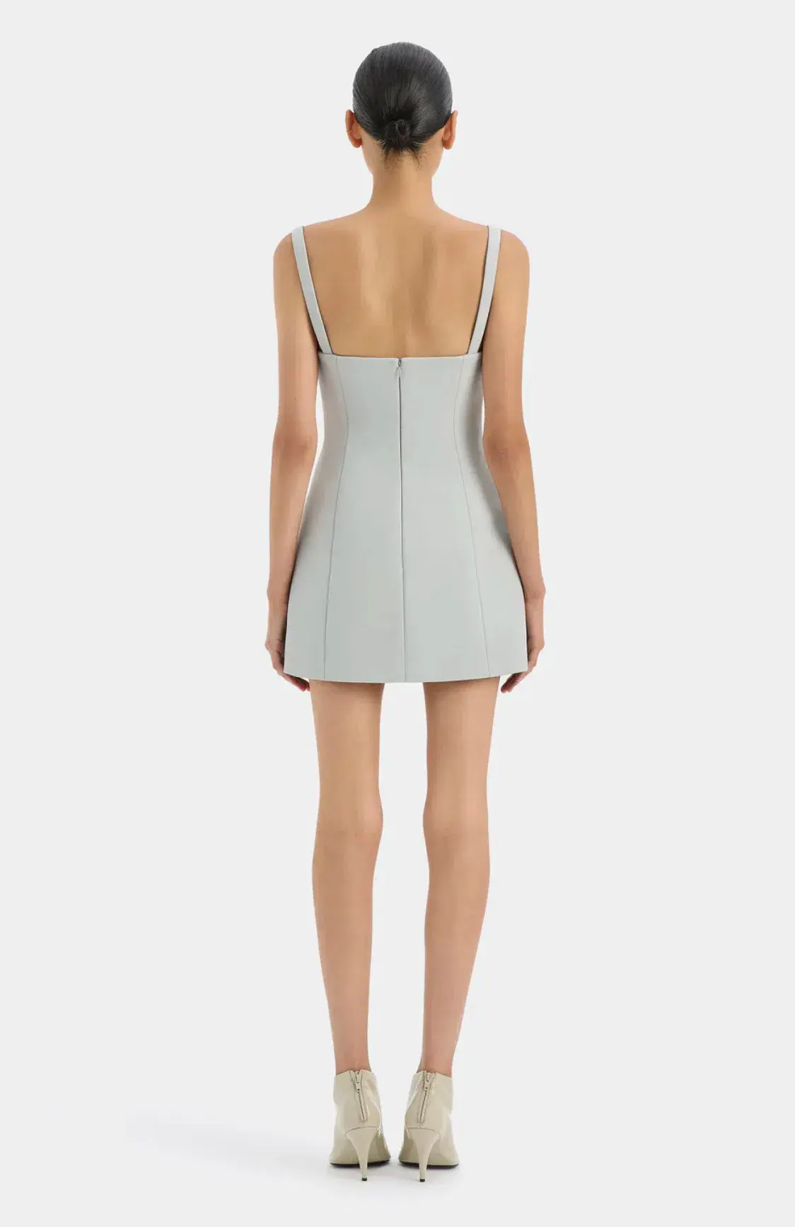 Sir The Label Sandrine Balconette Mini Dress Ice Blue Size 0 / Aus 6 - Image 3