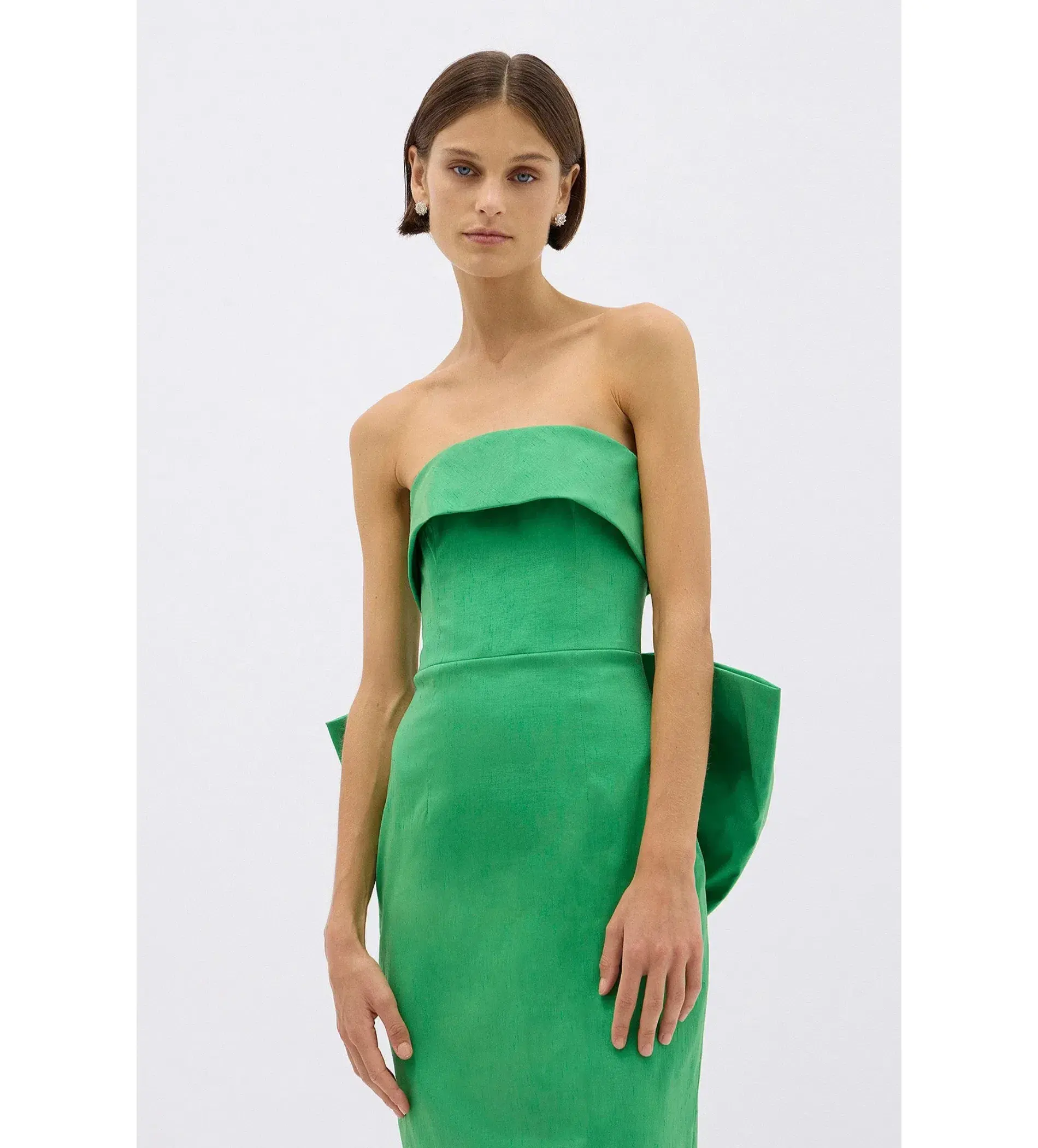 Rachel Gilbert Birdie Dress Midi Green Size AU 12 - Image 2