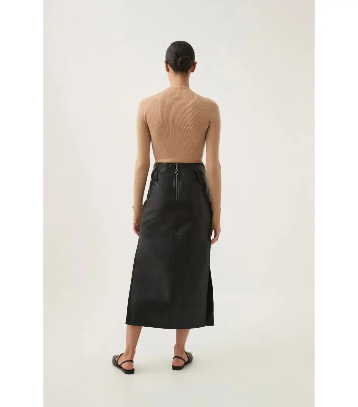 Aje Aspect Midi Skirt Black Size AU 12 - Image 3