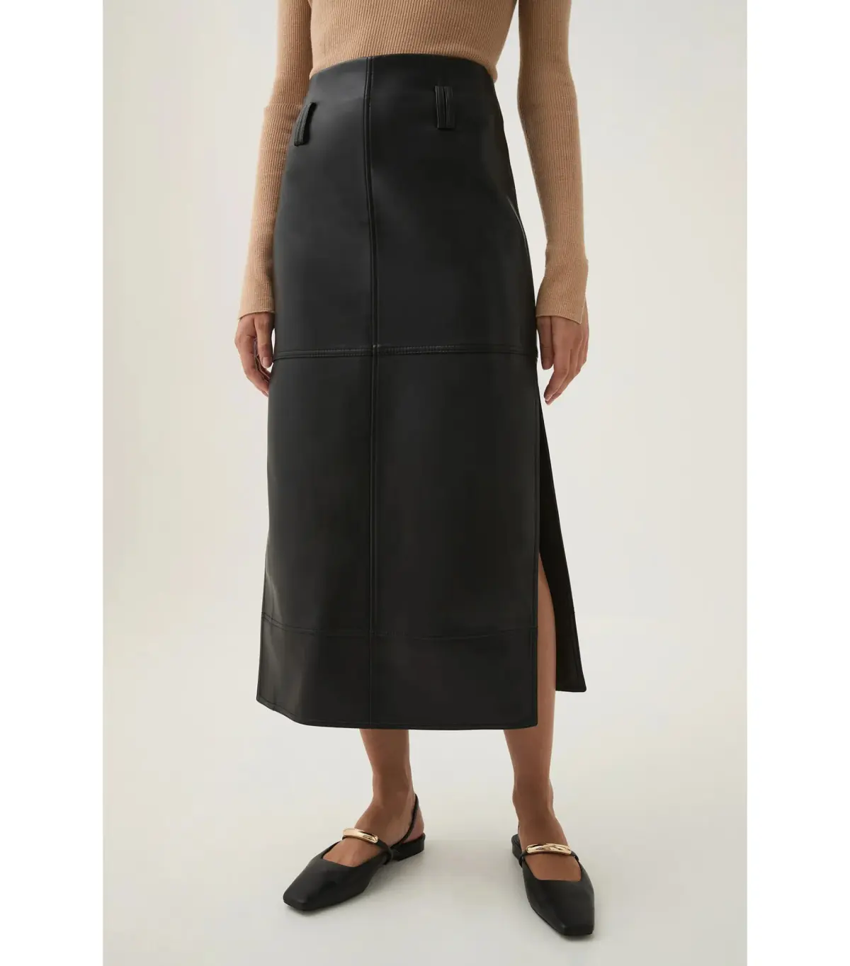 Aje Aspect Midi Skirt Black Size AU 12 - Image 2