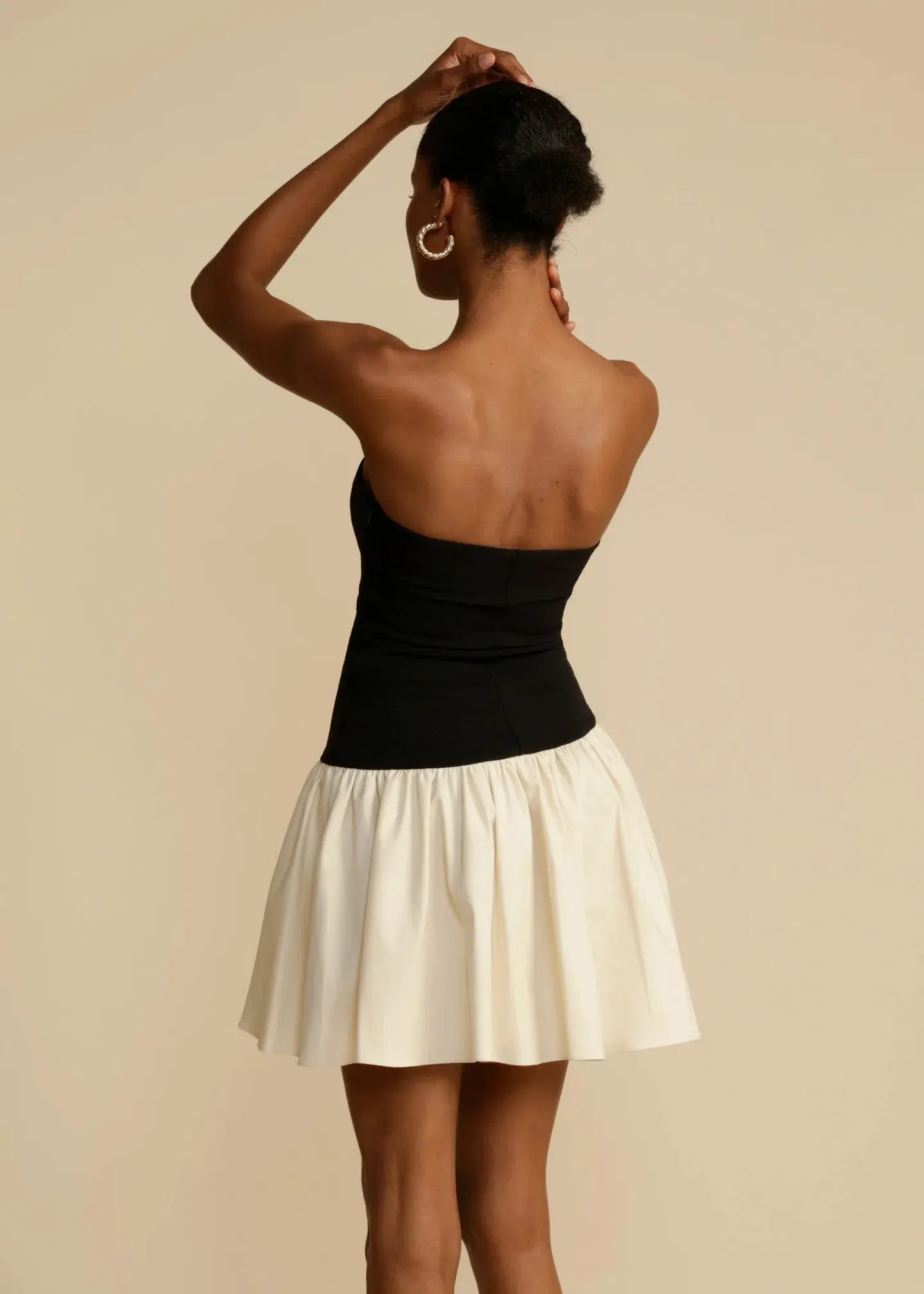 Arcina Ori Celine Mini Dress- Black/White- Size M / AU 10 - Image 5